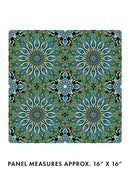 Newest Worlds Worldly Mandala - Turquoise/Multi