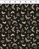 Night Whispers Moths - Black