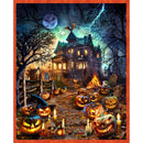 Nightmare at Halloween 36" Spooky Halloween Haunts Panel - Multi