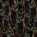 Nightmare at Halloween Cats - Black