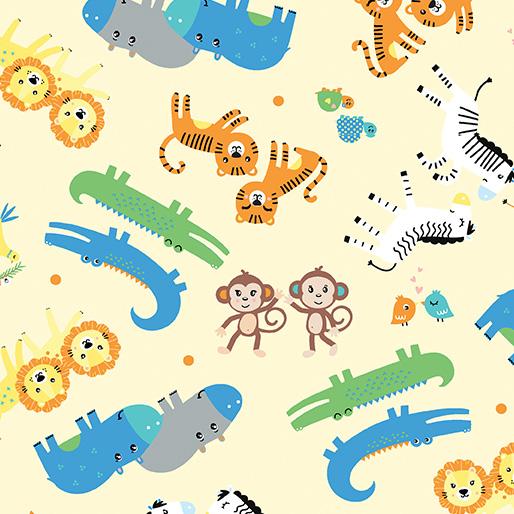 Noah's Journey Two by Two Animals - Yellow