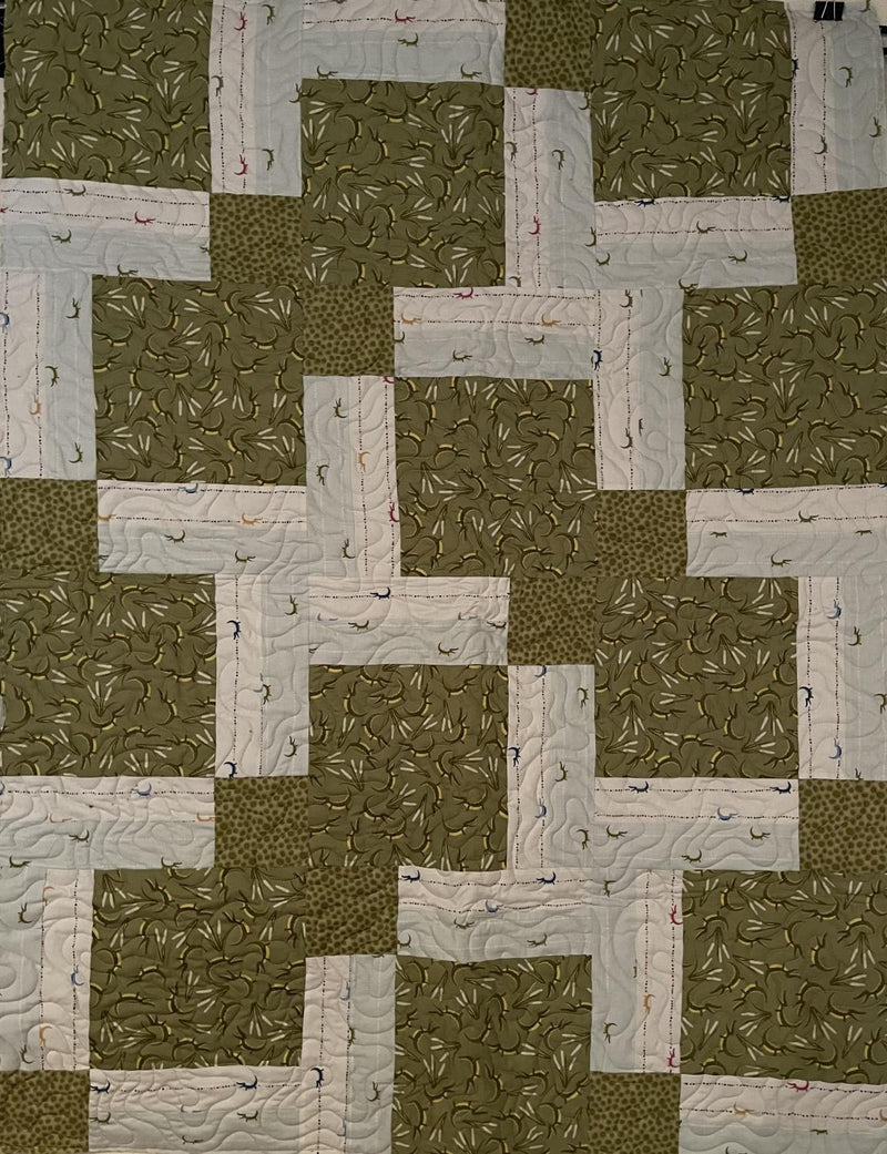 Nursery Rhymes - Crocodile Smiles - Green Version  Quilt Kit