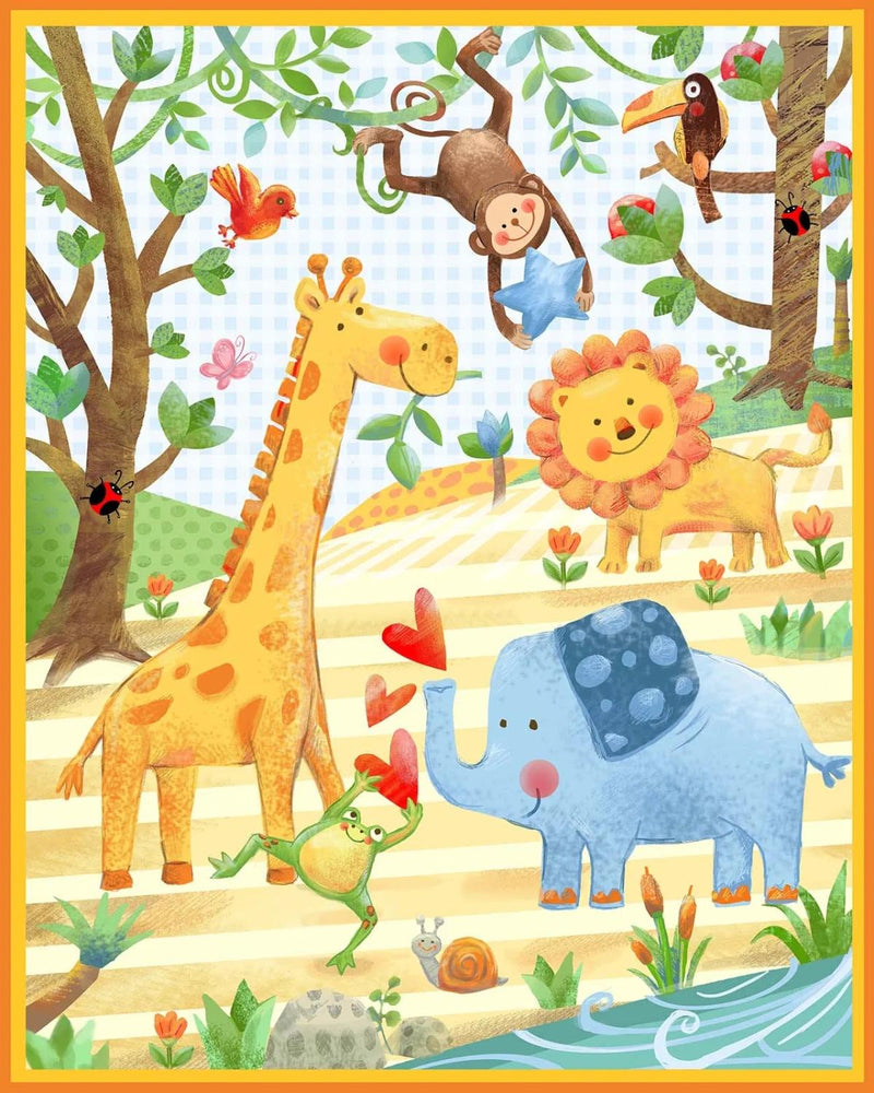 OA Wee Ones Jungle Party Panel