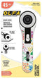 OLFA 45MM HD Rotary Cutter - Bloom Print