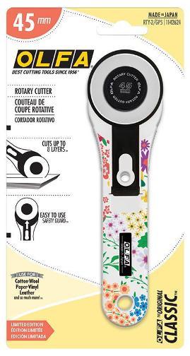 OLFA 45MM HD Rotary Cutter - Bloom Print
