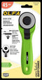 OLFA 45MM Quick Change Rotary Cutter - Lime Green