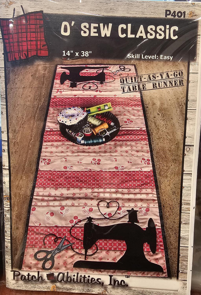 O'Sew Classic Table Runner Pattern