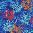Oceana 108" Wideback Coral - Multi 108" x 82"  pre-cut piece