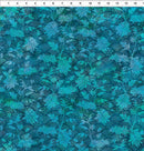 Oriental Gardens Fan Floral - Teal