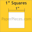 Paper Square 1" 150 pcs