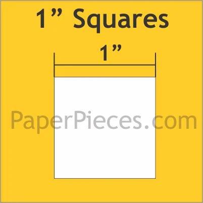 Paper Square 1" 150 pcs