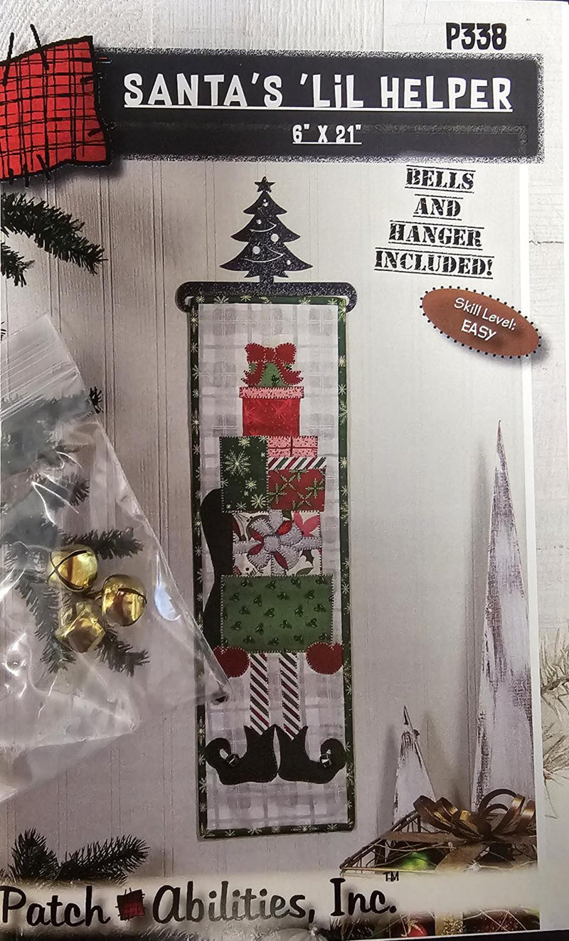 Patchabilities P338 Santa's Lil Helper Bells and Hanger Included