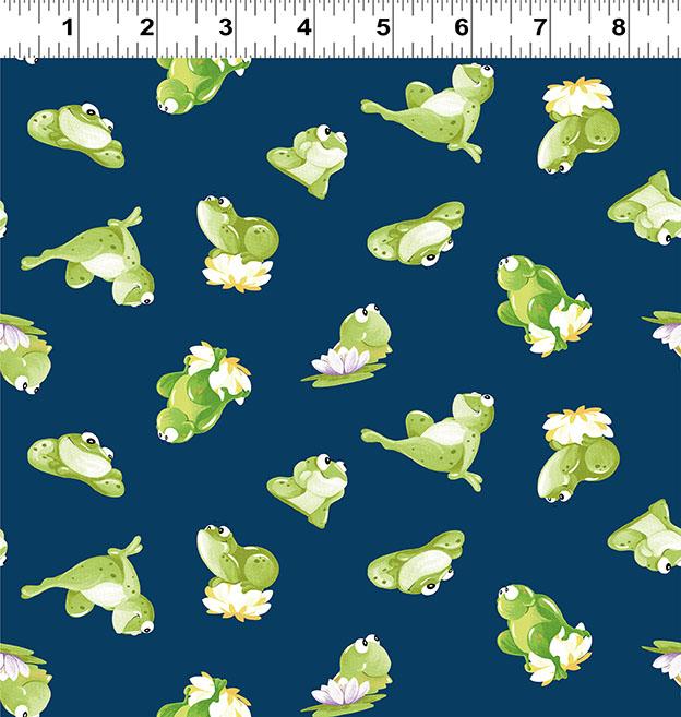 Paul's Pond Tossed Frogs - Navy