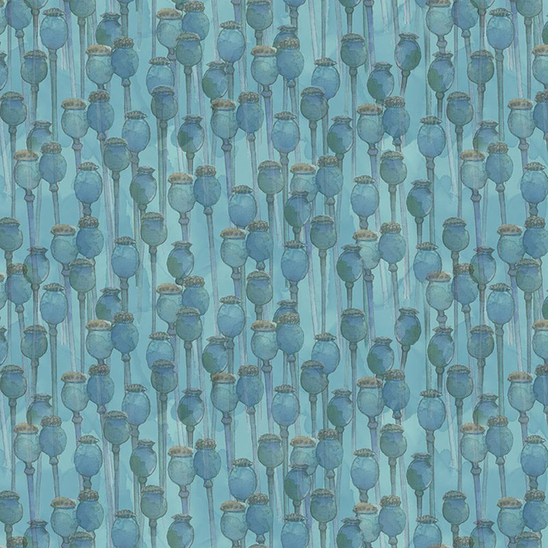 Poppy Dreams Poppy Buds - Light Teal