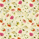 Poppy Dreams Tossed Poppies - Cream