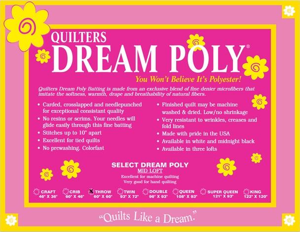 Quilters Dream Poly Select  Throw 60" x 60"
