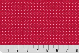 Quilting Cuddle Cottage Rose Lane Bitty Dot - Candy Apple