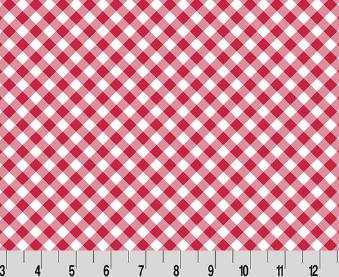 Quilting Cuddle Cottage Rose Lane Gingham - Candy Apple