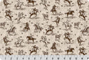 Quilting Cuddle Echoes of the Range Prairie - Chocolate