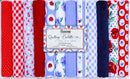 Quilting Cuddle Fat Quarter Pack - Cottage Blue Bonnet