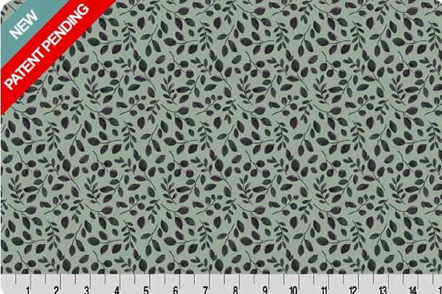 Quilting Cuddle Garden Leaves -  Green