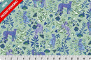 Quilting Cuddle Wanderlust Big Cats - Blue