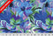 Quilting Cuddle Wanderlust Florals - Blue