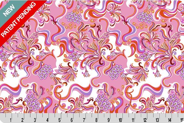Quilting Cuddle Wanderlust Paisley - Pink