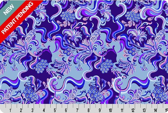 Quilting Cuddle Wanderlust Rainbow - Blue