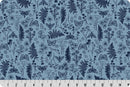 Quilting Cuddle Whispering  Blooms Faegrove - Blue