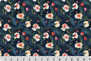 Quilting Cuddle Whispering  Blooms Nightshade - Vibrant