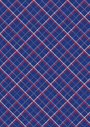 Red,White & Sweet Americana Plaid - Navy