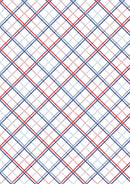 Red,White & Sweet Americana Plaid - White