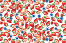 Red,White & Sweet Americana Strawberries - White