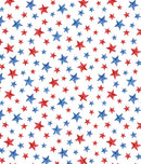 Red,White & Sweet Stars of Liberty - White