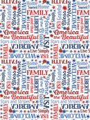 Red,White & Sweet Words - White