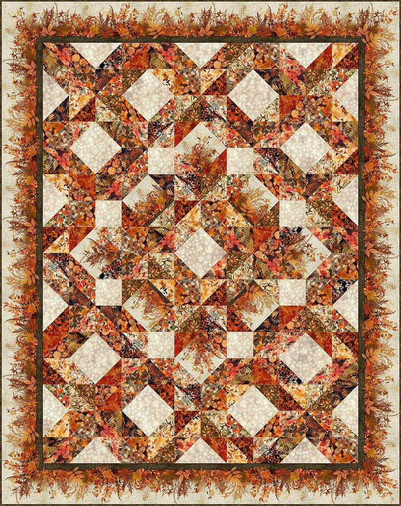 Reflections of Autumn Wreath  Quilt Kit