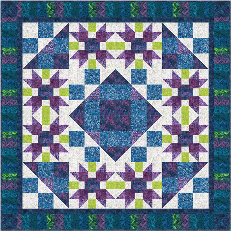 Rotating Stars Quilt Pattern