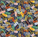 Route 66 License Plates - Blue