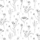 Royal Jelly Sketched Floral - White