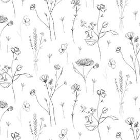 Royal Jelly Sketched Floral - White