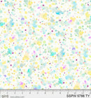 Sally's Speckle 108" - Teal/Yellow