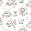 Sandy Toes Scenic Toile - Taupe