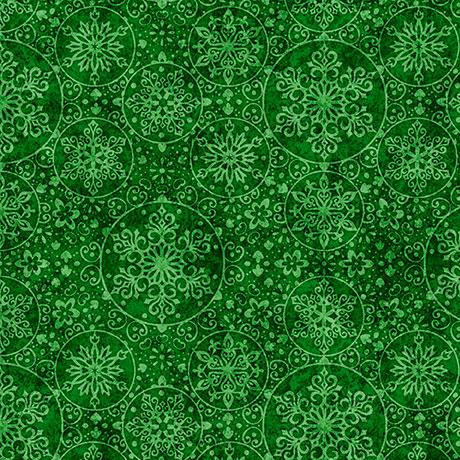 Santa's Workshop Snowflakes - Green