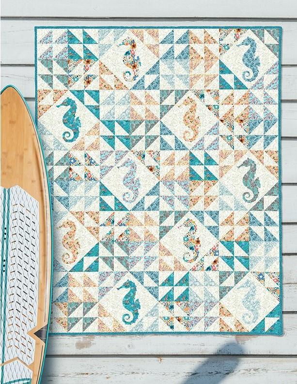 Seahorses Quilt Kit