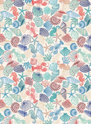 Seas the Day Seahorses and Shells - Cream