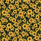 Seeds of Gratitude Lg Sunflowers - Black