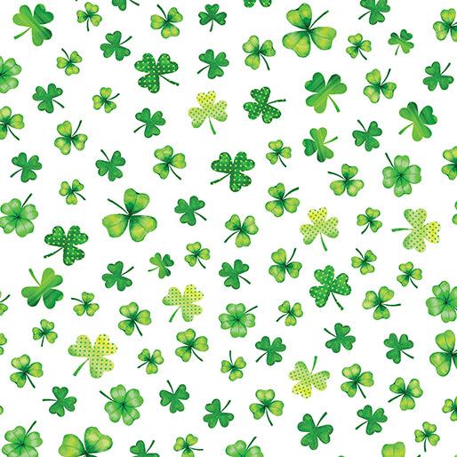 Shamrocks & Shenanigans Little Shamrocks - White