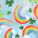 Shamrocks & Shenanigans Lucky Rainbows - Light Blue