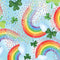 Shamrocks & Shenanigans Lucky Rainbows - Light Blue